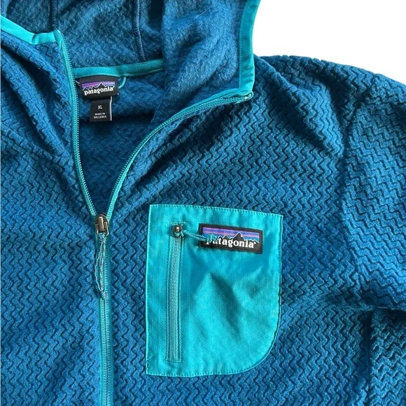Patagonia W R1 Air Full-Zip Hoody Size XL Outdoor Hiking Gorpcore - Picture 7 of 15
